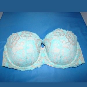 Victoria's Secret Multi-way Bra 34D Blue/Beige